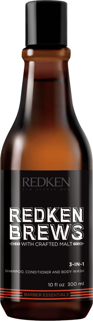 Redken Brews 3-in-1 Shampoo 300ml